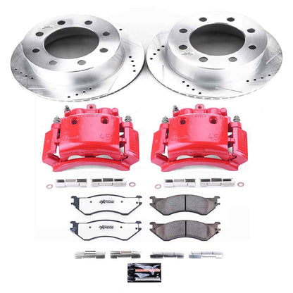 PowerStop Power Stop 01-02 Dodge Ram 2500 Rear Z36 Truck & Tow Brake Kit w/Calipers KC5489-36