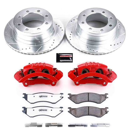 PowerStop Power Stop 06-08 Dodge Ram 1500 Rear Z36 Truck & Tow Brake Kit w/Calipers KC5490-36