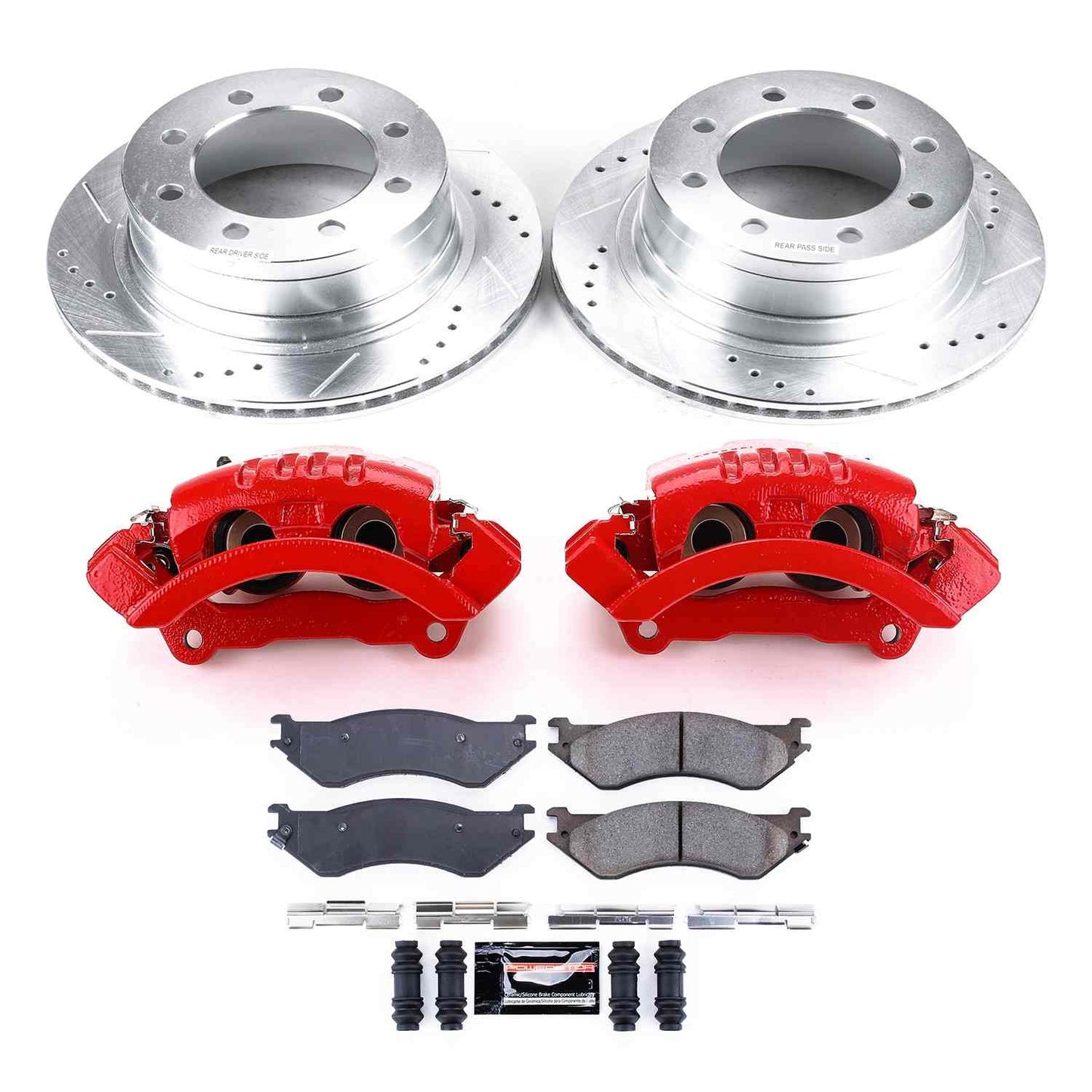 PowerStop Power Stop 06-08 Dodge Ram 1500 Z23 Evolution Kit w/ Calipers - Rear KC5490