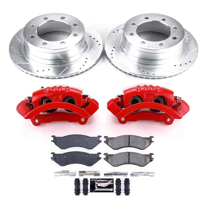 PowerStop Power Stop 06-08 Dodge Ram 1500 Z23 Evolution Kit w/ Calipers - Rear KC5490