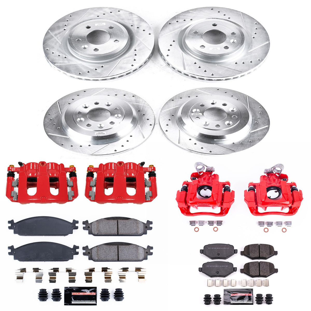 PowerStop Power Stop 2009 Ford Flex Z23 Evolution Kit w/ Calipers - Front and Rear KC5510