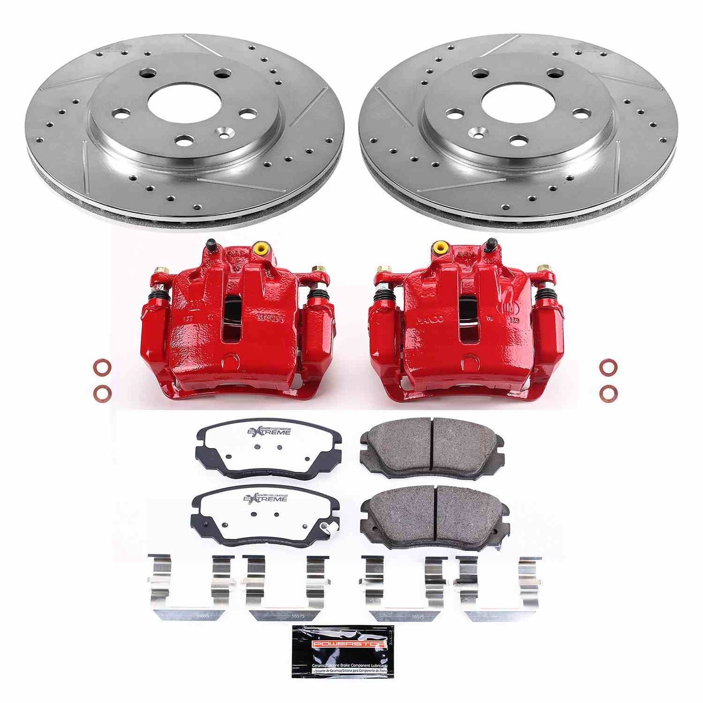 PowerStop Power Stop 11-16 Buick LaCrosse Front Z26 Street Warrior Brake Kit w/Calipers KC5522-26