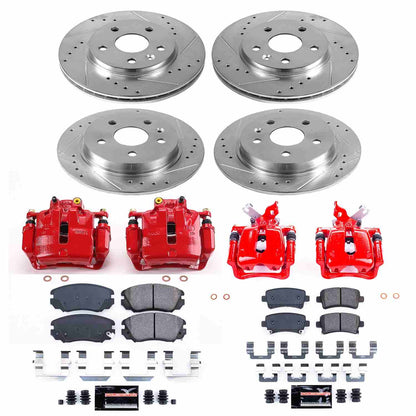 PowerStop Power Stop 12-16 Buick LaCrosse Z23 Evolution Kit w/ Calipers - Front and Rear KC5523