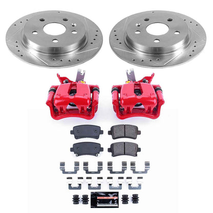 PowerStop Power Stop 14-15 Chevrolet Malibu Z23 Evolution Kit w/ Calipers - Rear KC5531A