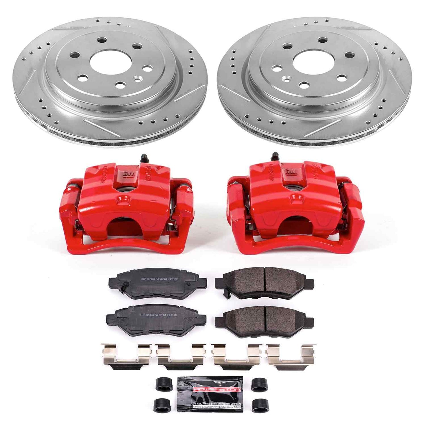 PowerStop Power Stop 12-16 Cadillac SRX Z23 Evolution Kit w/ Calipers - Rear KC5543A