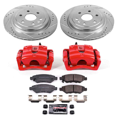 PowerStop Power Stop 12-16 Cadillac SRX Z23 Evolution Kit w/ Calipers - Rear KC5543A