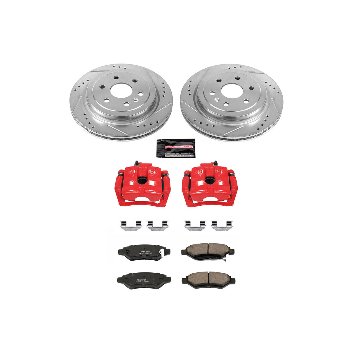 PowerStop Power Stop 10-11 Cadillac SRX Z23 Evolution Kit w/ Calipers - Rear KC5543
