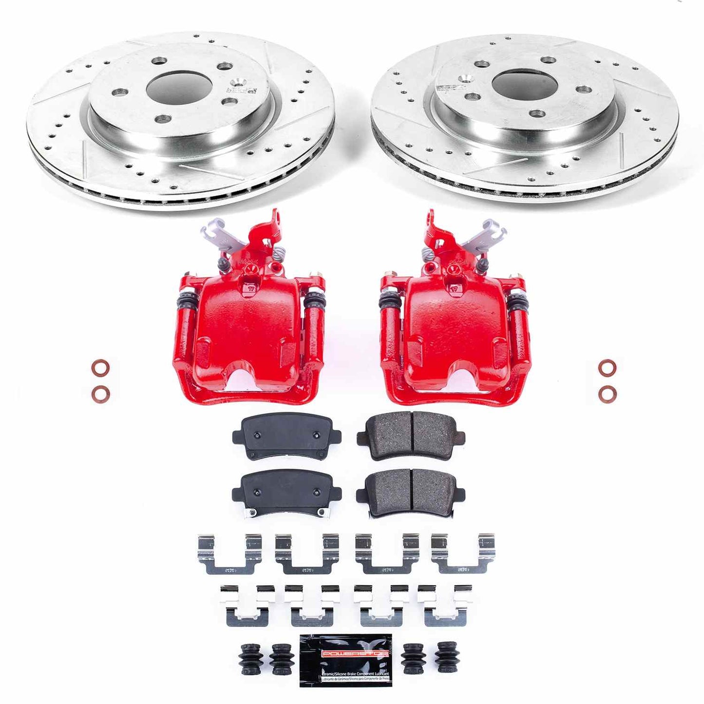 PowerStop Power Stop 12-16 Buick LaCrosse Z23 Evolution Kit w/ Calipers - Rear KC5547