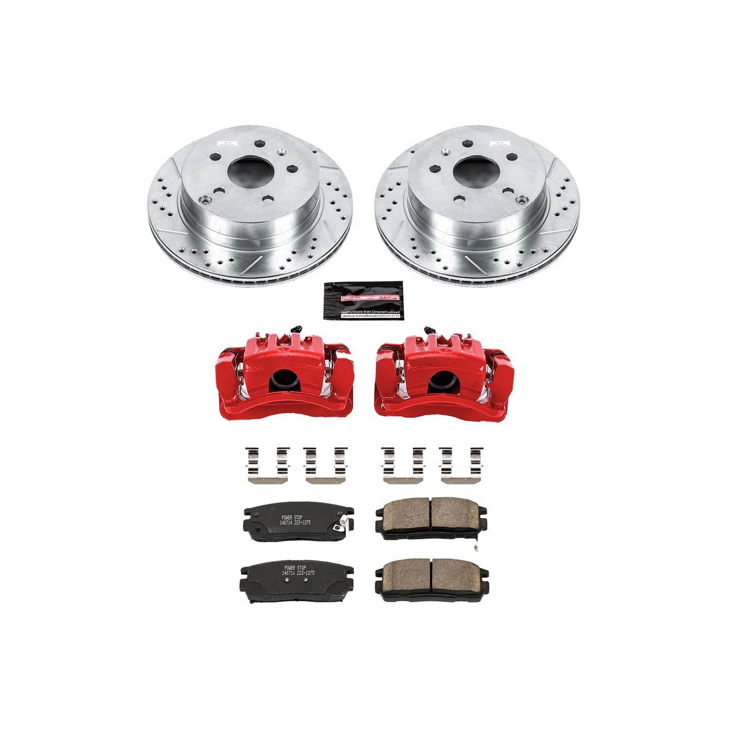 PowerStop Power Stop 10-17 Chevrolet Equinox Z23 Evolution Kit w/ Calipers - Rear KC5558