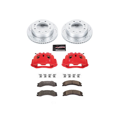 PowerStop Power Stop 2011 Chevrolet Silverado 2500 HD Front Z36 Truck & Tow Brake Kit w/Calipers KC5559-36