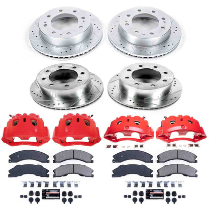PowerStop Power Stop 2011 Chevrolet Silverado 3500 HD Z23 Evolution Kit w/ Calipers - Front and Rear KC5560