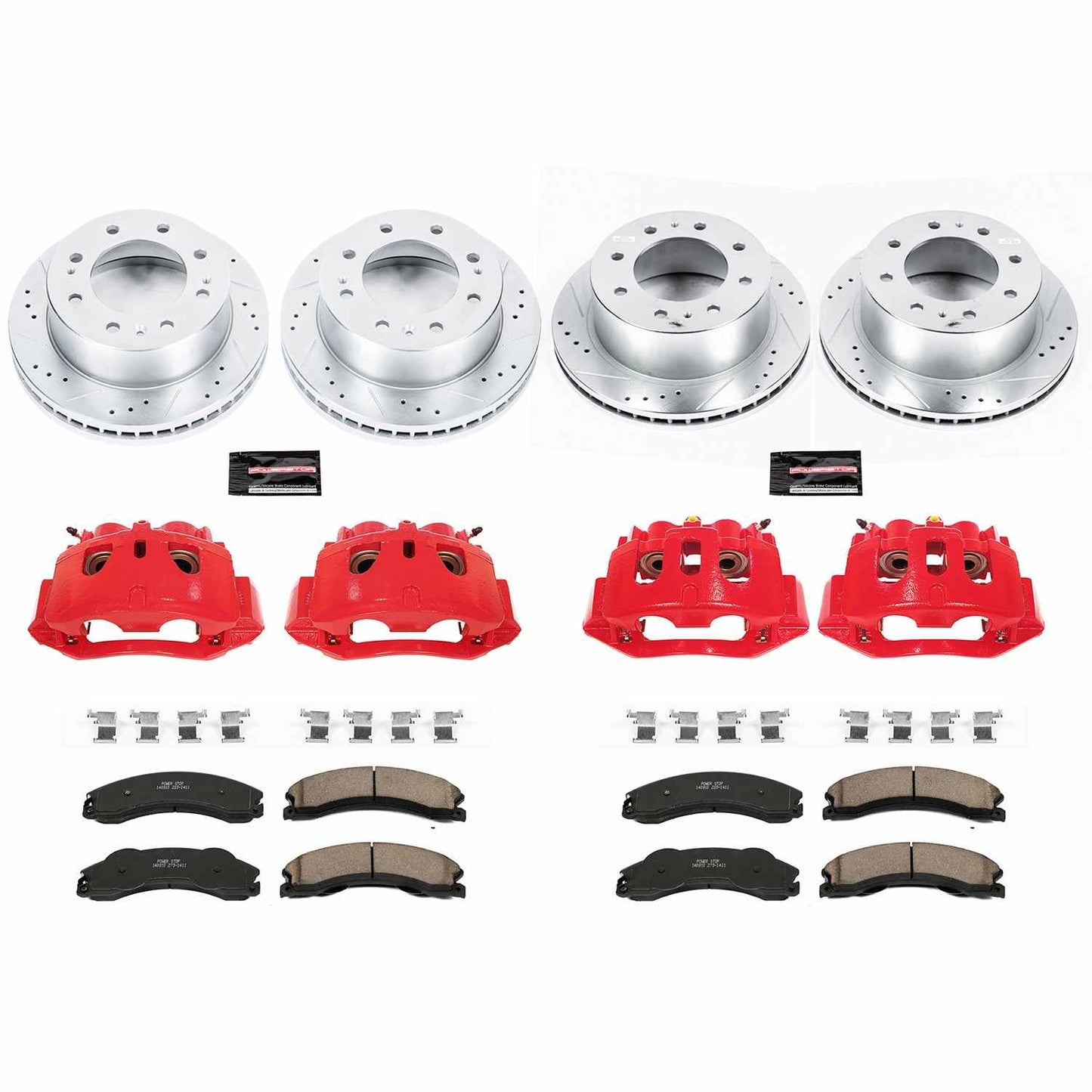 PowerStop Power Stop 2011 Chevrolet Silverado 2500 HD Z23 Evolution Kit w/ Calipers - Front and Rear KC5561