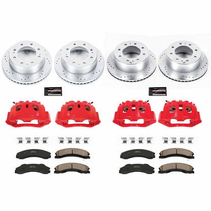 PowerStop Power Stop 2011 Chevrolet Silverado 2500 HD Z23 Evolution Kit w/ Calipers - Front and Rear KC5561