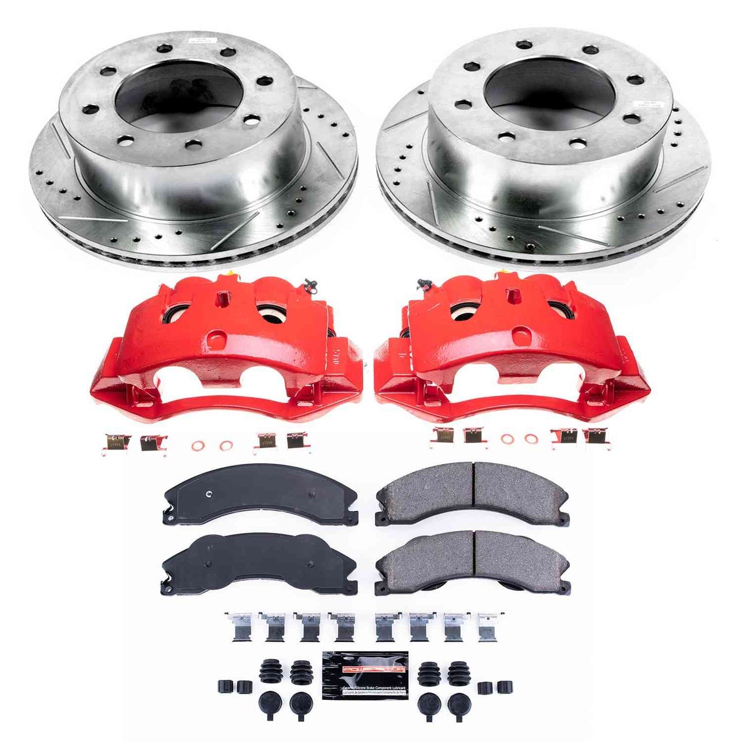 PowerStop Power Stop 11-19 Chevrolet Silverado 3500 HD Z23 Evolution Kit w/ Calipers - Rear KC5562