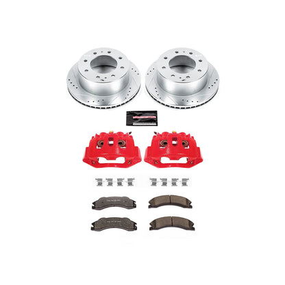 PowerStop Power Stop 11-14 Chevrolet Silverado 2500 HD Rear Z36 Truck & Tow Brake Kit w/Calipers KC5563-36