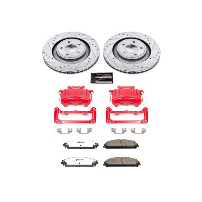 PowerStop Power Stop 08-09 Dodge Caliber Front Z26 Street Warrior Brake Kit w/Calipers KC5565-26
