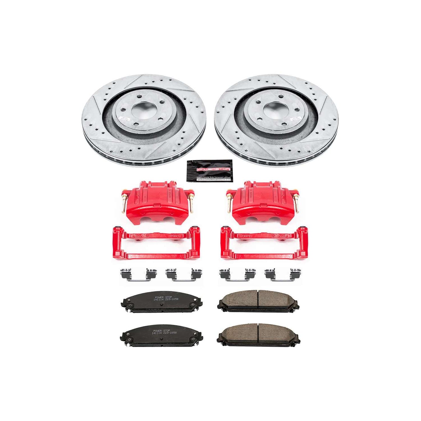 PowerStop Power Stop 08-09 Dodge Caliber Z23 Evolution Kit w/ Calipers - Front KC5565