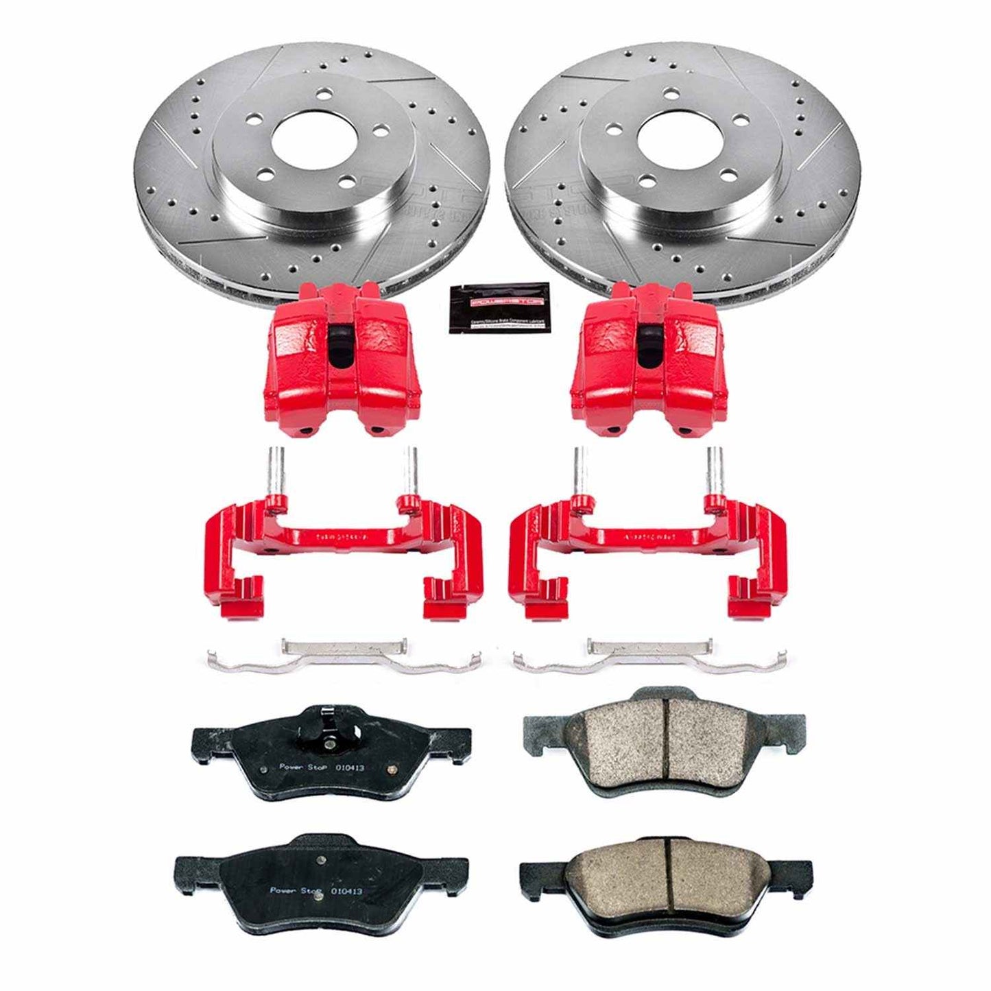 PowerStop Power Stop 10-12 Ford Escape Z23 Evolution Kit w/ Calipers - Front KC5572