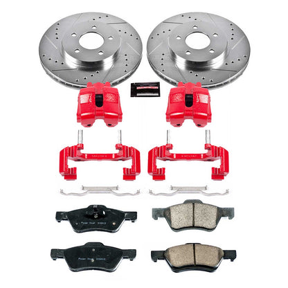 PowerStop Power Stop 10-12 Ford Escape Z23 Evolution Kit w/ Calipers - Front KC5572