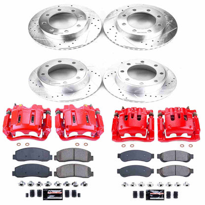 PowerStop Power Stop 2010 Ford F-350 Super Duty Z23 Evolution Kit w/ Calipers - Front and Rear KC5573