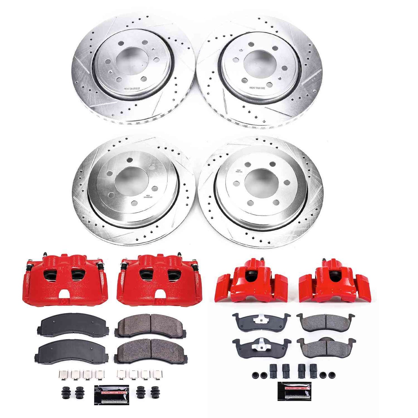 PowerStop Power Stop 10-17 Ford Expedition Z23 Evolution Kit w/ Calipers - Front and Rear KC5577