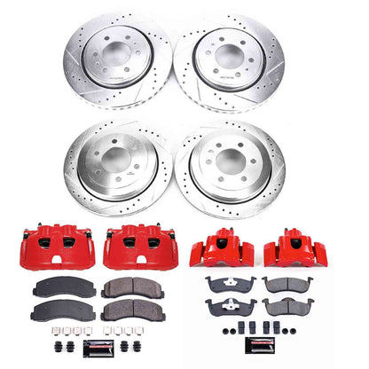 PowerStop Power Stop 10-17 Ford Expedition Z23 Evolution Kit w/ Calipers - Front and Rear KC5577