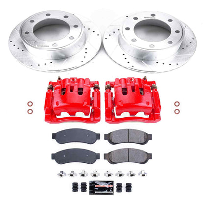 PowerStop Power Stop 10-12 Ford F-250 Super Duty Z23 Evolution Kit w/ Calipers - Rear KC5578