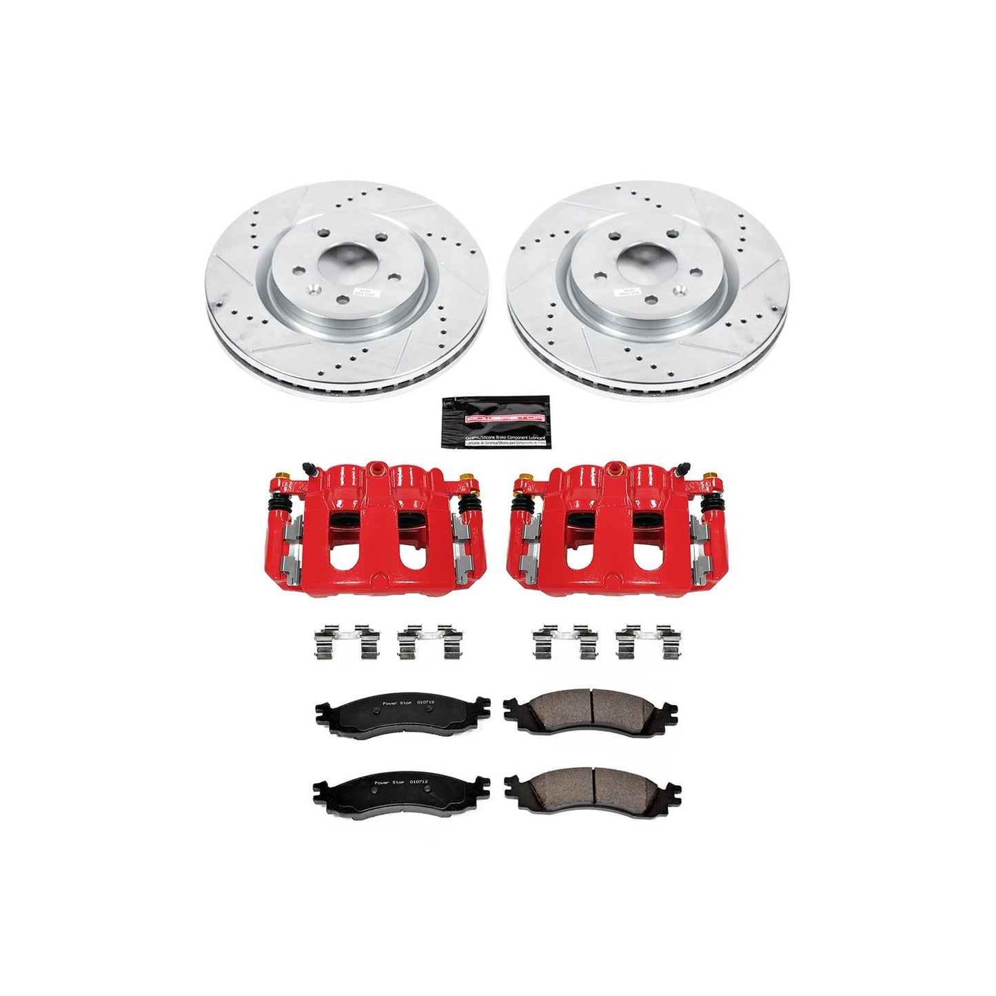 PowerStop Power Stop 11-12 Ford Taurus Z23 Evolution Kit w/ Calipers - Front KC5581