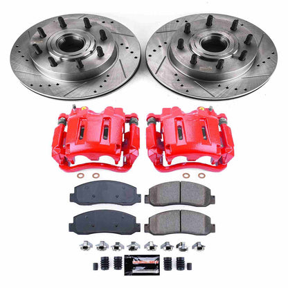 PowerStop Power Stop 07-08 Ford F-250 Super Duty Z23 Evolution Kit w/ Calipers - Front KC5585