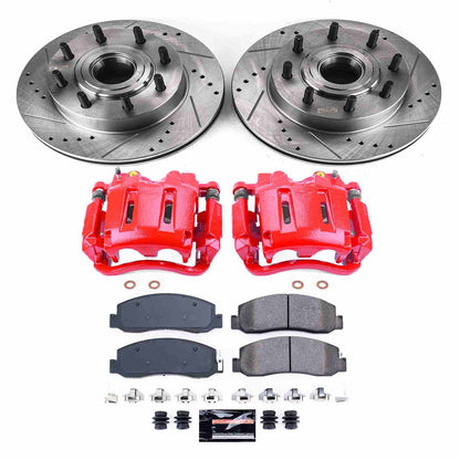 PowerStop Power Stop 09-11 Ford F-250 Super Duty Z23 Evolution Kit w/ Calipers - Front KC5588