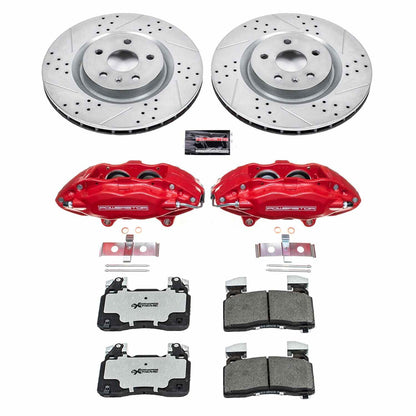 PowerStop Power Stop 10-15 Chevrolet Camaro Front Z26 Street Warrior Brake Kit w/Calipers KC5602-26