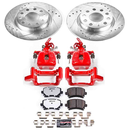 PowerStop Power Stop 2010 Volkswagen Golf Rear Z26 Street Warrior Brake Kit w/Calipers KC5666-26