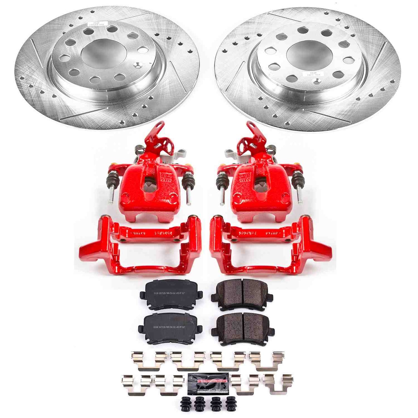PowerStop Power Stop 2010 Volkswagen Golf Z23 Evolution Kit w/ Calipers - Rear KC5666