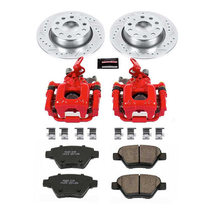 PowerStop Power Stop 10-12 Audi A3 Z23 Evolution Kit w/ Calipers - Rear KC5667