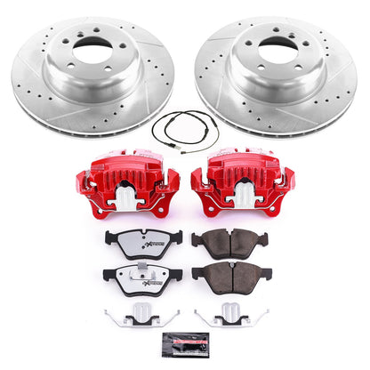 Power Stop 09-16 BMW Z4 Front Z26 Street Warrior Brake Kit w/Calipers KC5691-26