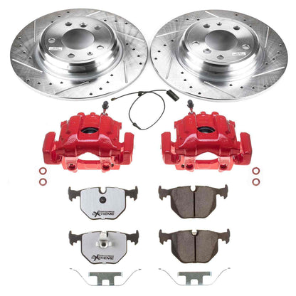 PowerStop Power Stop 1995 BMW 740i Rear Z26 Street Warrior Brake Kit w/Calipers KC5711-26