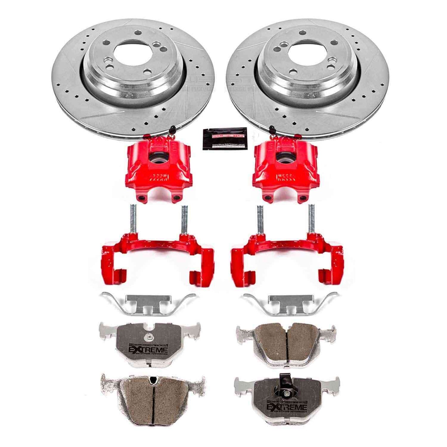 Power Stop 01-06 BMW M3 Rear Z26 Street Warrior Brake Kit w/Calipers KC5732-26