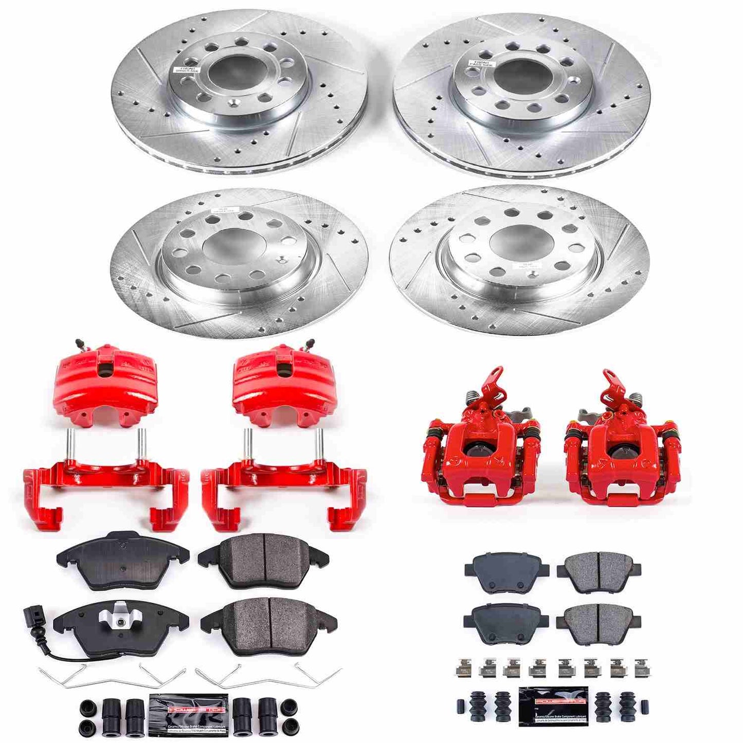 PowerStop Power Stop 2012 Volkswagen Beetle Z23 Evolution Kit w/ Calipers - Front and Rear KC5747