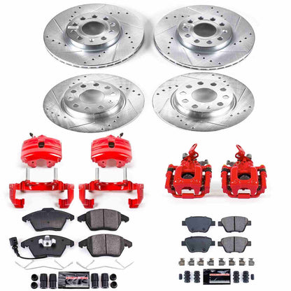 PowerStop Power Stop 2012 Volkswagen Beetle Z23 Evolution Kit w/ Calipers - Front and Rear KC5747