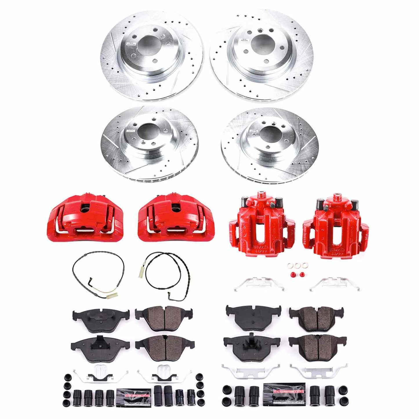 PowerStop Power Stop 2010 BMW 335i xDrive Z23 Evolution Kit w/ Calipers - Front and Rear KC5775