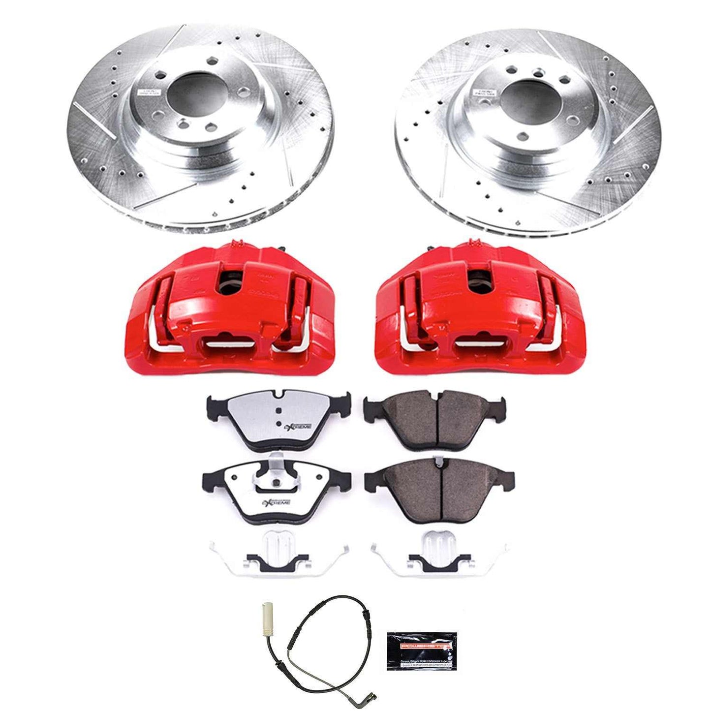 PowerStop Power Stop 2010 BMW 335d Front Z26 Street Warrior Brake Kit w/Calipers KC5776-26