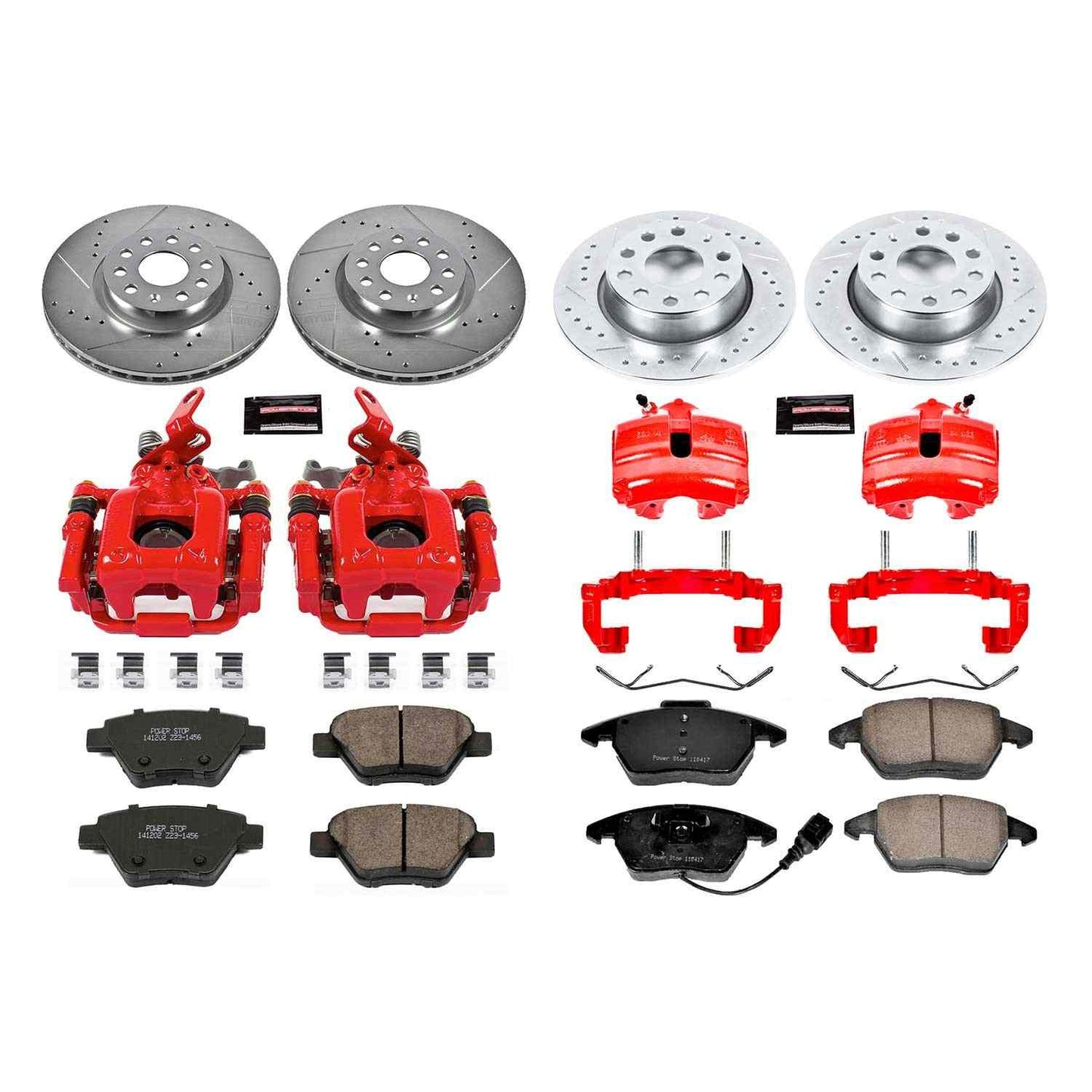PowerStop Power Stop 2012 Volkswagen Beetle Z23 Evolution Kit w/ Calipers - Front and Rear KC5801