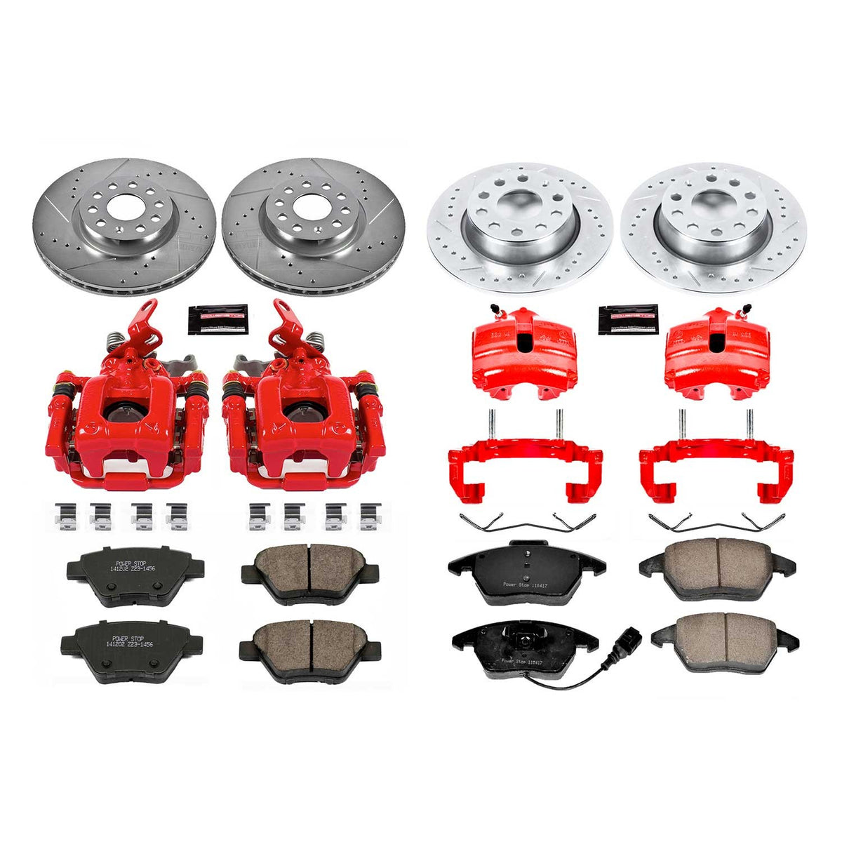 PowerStop Power Stop 2012 Volkswagen Beetle Z23 Evolution Kit w/ Calipers - Front and Rear KC5801