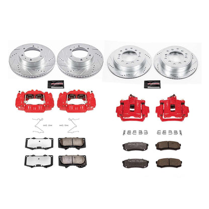 PowerStop Power Stop 10-14 Toyota FJ Cruiser Z36 Truck and Tow Kit w/ Calipers - Front and Rear KC5805-36