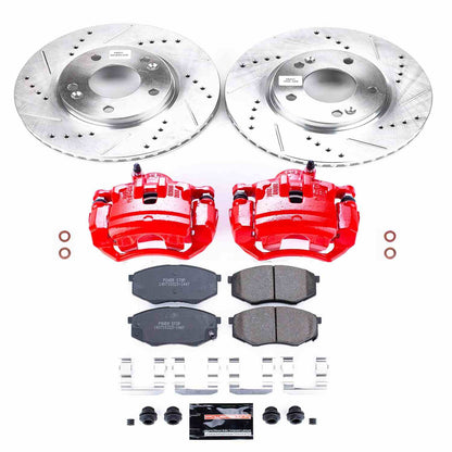 PowerStop Power Stop 10-12 Hyundai Tucson Z23 Evolution Kit w/ Calipers - Front KC5806