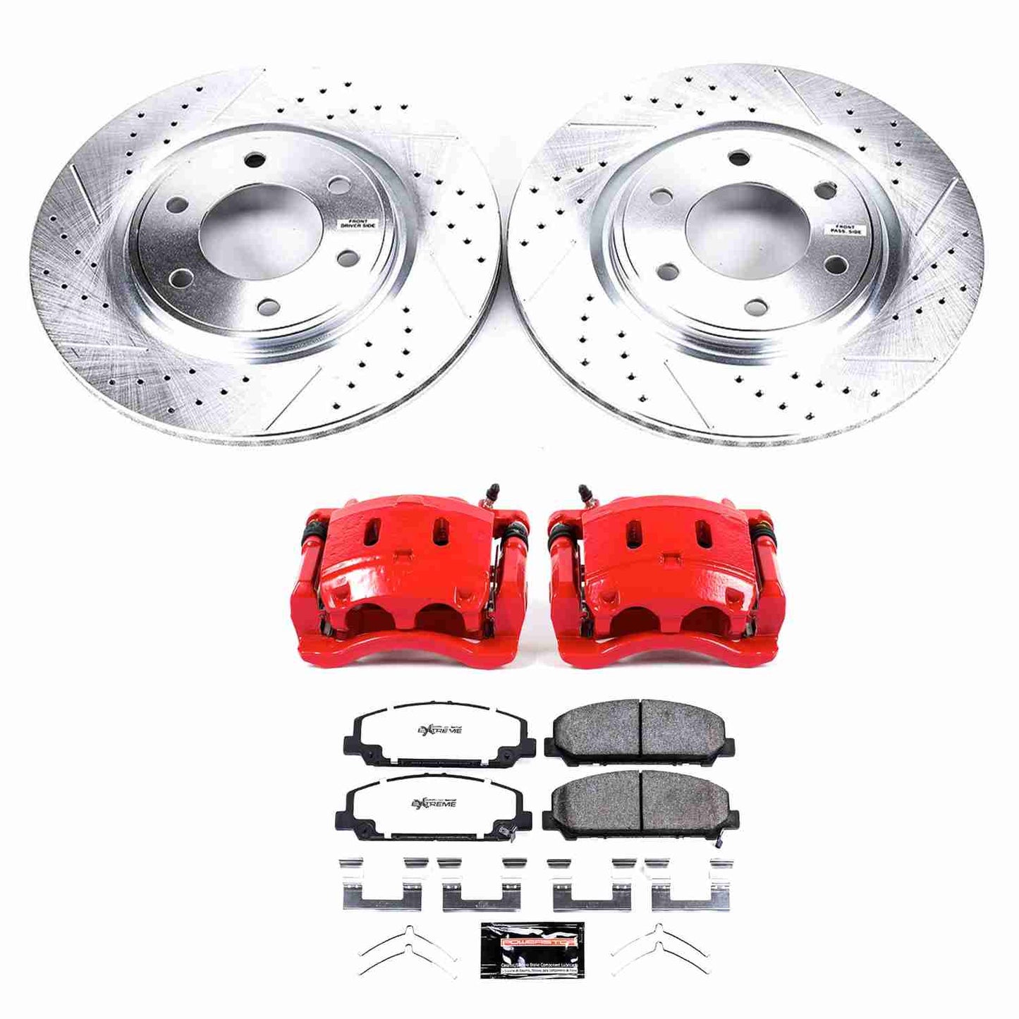 PowerStop Power Stop 12-15 Nissan Armada Front Z36 Truck & Tow Brake Kit w/Calipers KC5821-36