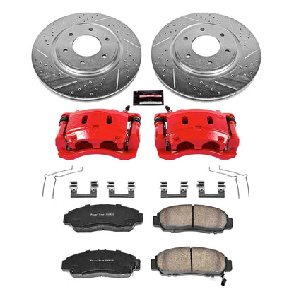 PowerStop Power Stop 12-15 Nissan Armada Z23 Evolution Kit w/ Calipers - Front KC5821