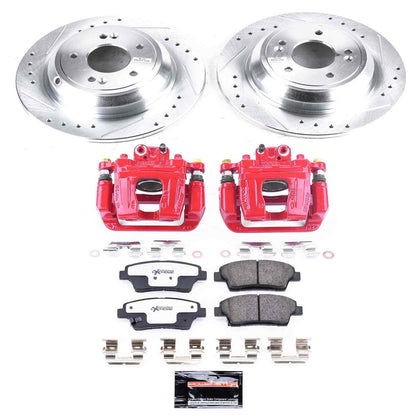PowerStop Power Stop 17-18 Genesis G80 Rear Z26 Street Warrior Brake Kit w/Calipers KC5848-26