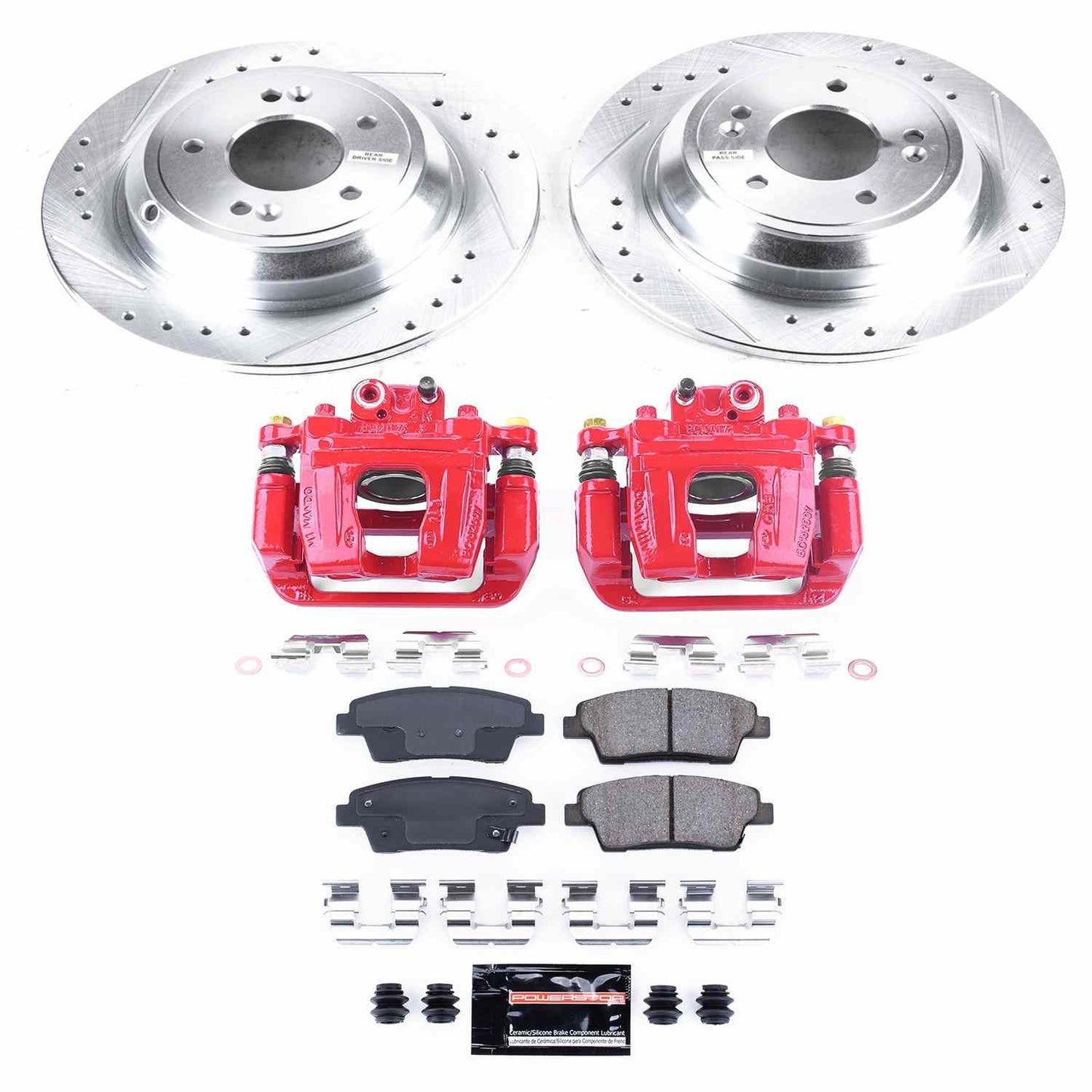 PowerStop Power Stop 17-18 Genesis G80 Z23 Evolution Kit w/ Calipers - Rear KC5848