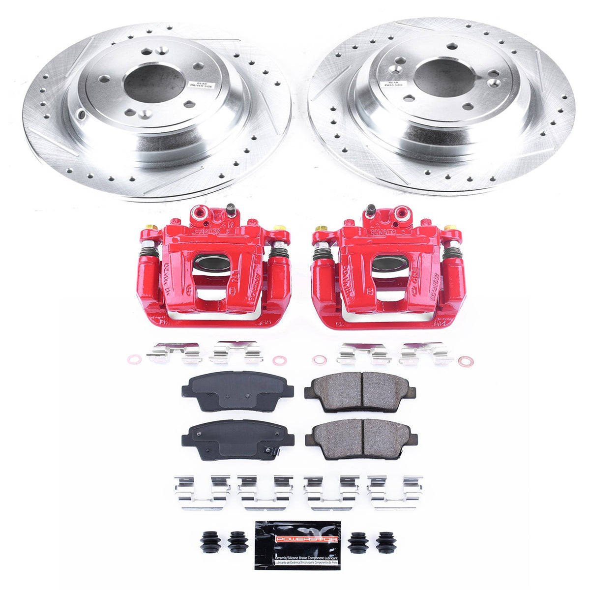 PowerStop Power Stop 17-18 Genesis G80 Z23 Evolution Kit w/ Calipers - Rear KC5848